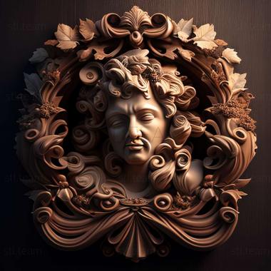 3D model baroque (STL)